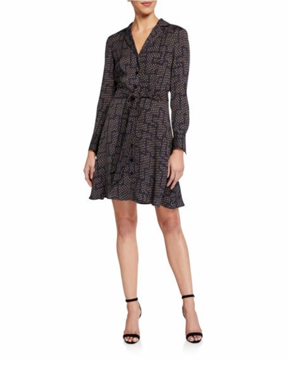 Equipment Yarrowe Mini Shirt Long Sleeve Dress